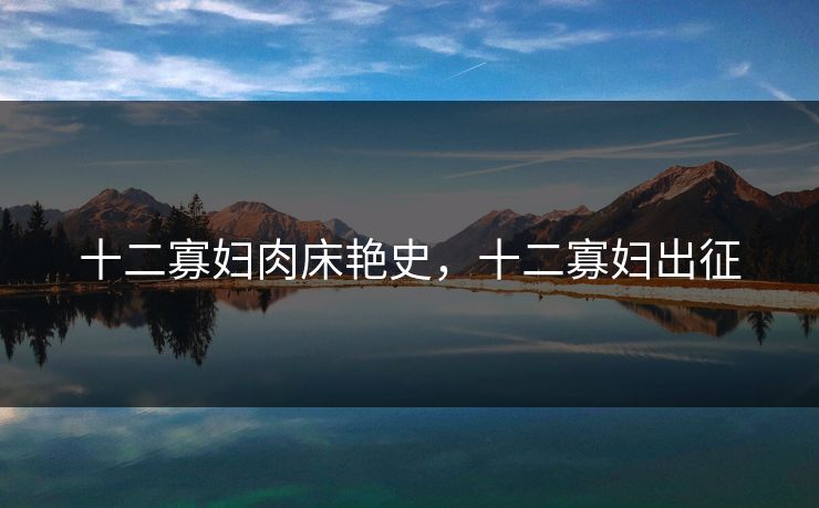 十二寡妇肉床艳史，十二寡妇出征